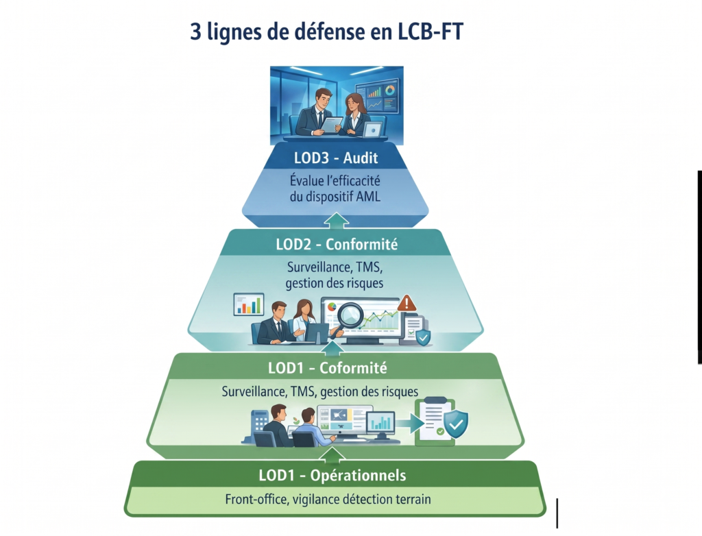 LCB-FT 3 lignes de défense